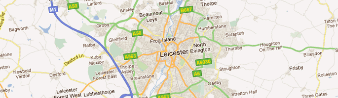 Local areas in Leicester
